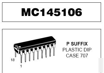 MC145106 pll frequency synthesizer dip