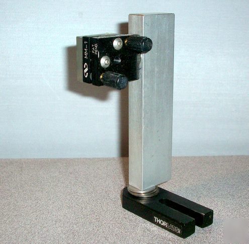 Mounted optical mirror stage, post, base & mirror