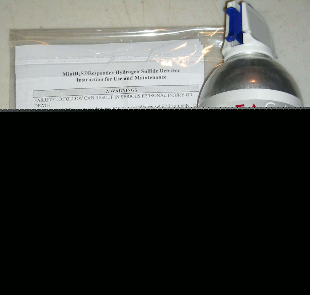 Msa MINIH2S responder H2S single gas monitor calibrated