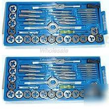 New 80 pcs. s.a.e. & mm tap & die set ~ hand tool brand 