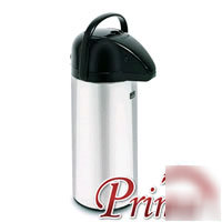 New bunn 2.5 liter 84 oz push button coffee pot airpot