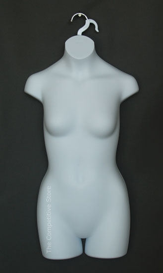 New girl dress mannequin form display manikin white
