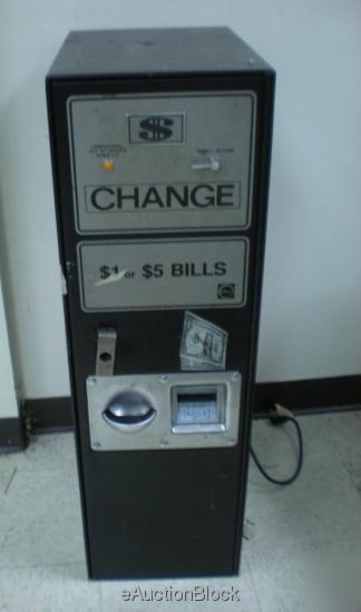 Rowe bc-1200 bill changer bill to coin changer