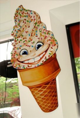 Softserve ice cream wall decor/painting 36