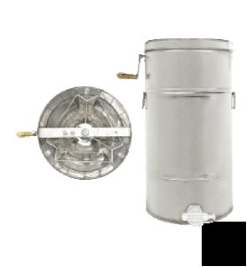 Three frame stainless steel honey extractor beekeeping