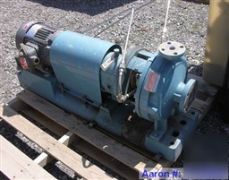 Used- goulds centrifugal pump, model 3196, size 1X2X10,