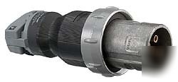  : hubbell 60A pin & sleeve watertight insulgrip plug