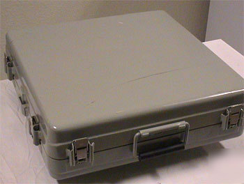 Mill spec agm air tight shipping case