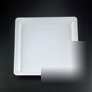 New emi party tray square platter - white - 16 x