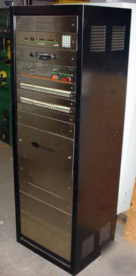 Rauland telecenter iv communication system in rack