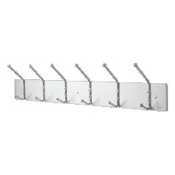 Safco 6-hook contemporary steel garment hook