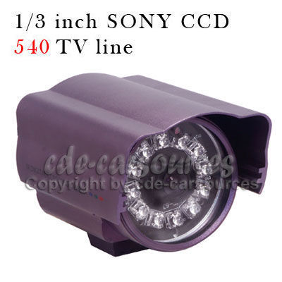 Sony ccd 3.6MM 540 tv ir distance waterproof ccd camera
