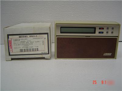 Lennox 18H12 thermostat modle 1F92 5-2 day programming