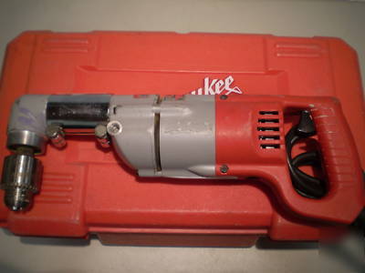Milwaukee heavyduty right angle drill 1107-1 low hrs