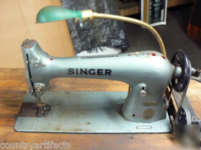 1946 singer industrial sewing machine 31K47 â˜… leather 