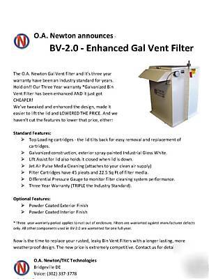 475 sq ft bin vent filter