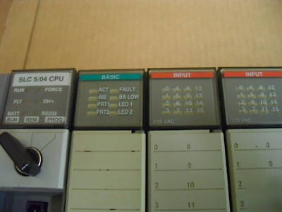 Allen bradley 1746-A10 slc 500 10 slot rack ,used