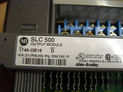 Allen bradley 1746-A10 slc 500 10 slot rack ,used