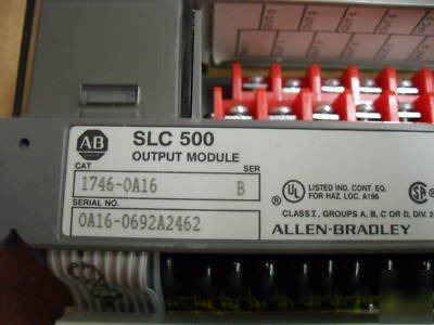 Allen bradley 1746-A10 slc 500 10 slot rack ,used