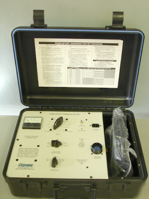 Current technology power siftor diagnostic test set