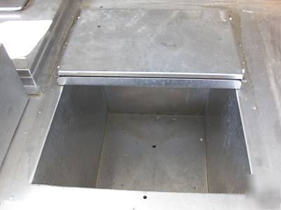 Custom built hot dog cart snack cart