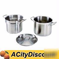 6EA update commercial 12 quart s/s pasta cookers nsf