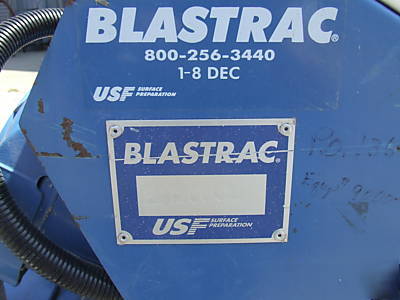 Blastrac 1-8DEC shot blaster, surface prep machine