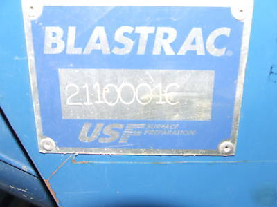 Blastrac 1-8DEC shot blaster, surface prep machine