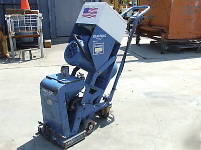 Blastrac 1-8DEC shot blaster, surface prep machine