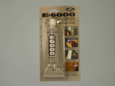 E-6000 clear auto & industrial adhesive 076818300229