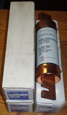 Lot 3 fuses- indicator flsr 225 id - class rk-5 600 vac