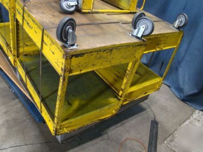 Lot of 5 carts / carts with wheels