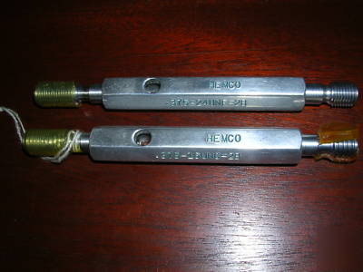 New set of 8 hemco thread gages to be 