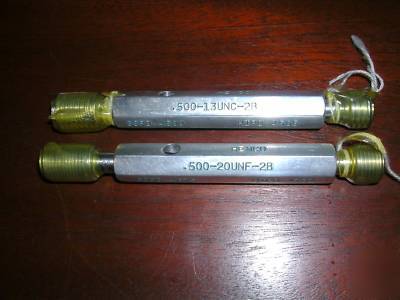 New set of 8 hemco thread gages to be 