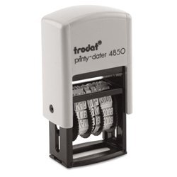 New trodat econ micro 5-in-1 message stamp, dater, s...