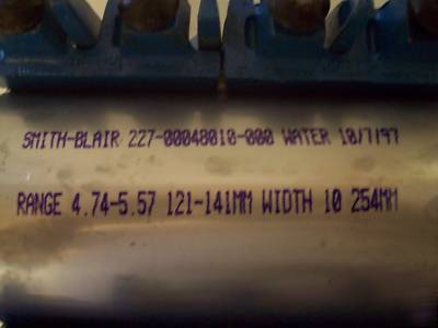 Smith blair multiple band water clamp repair saddle 