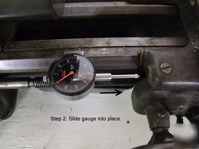 South bend lathe dial indicator and clamp for 9