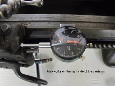 South bend lathe dial indicator and clamp for 9