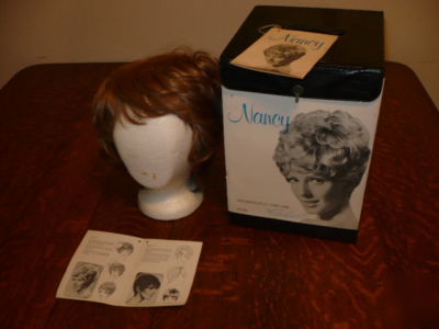 Vintage nancy wig mannequin head & case by gabrielle 