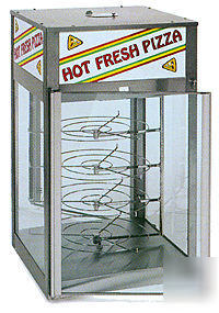 Wisco 695 4-pizza warmer display humidity merchandiser