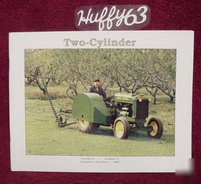 1993 two cylinder magazine john deere model ao tractor