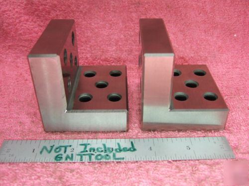 Angle plates matched pair toolmaker machinist mint 