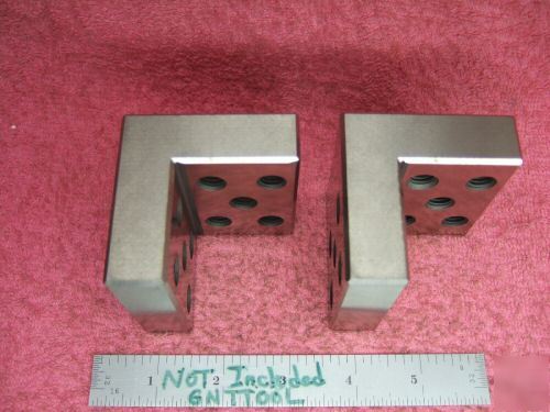 Angle plates matched pair toolmaker machinist mint 