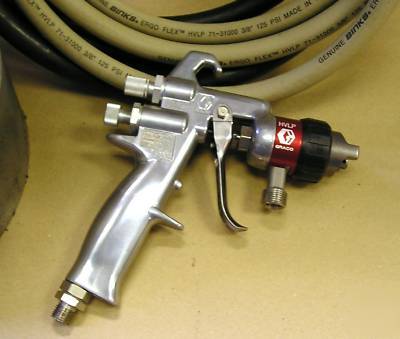 Binks 2.8-gal tank outfits 2 regulators and binks hoses