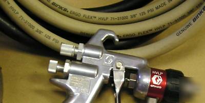 Binks 2.8-gal tank outfits 2 regulators and binks hoses