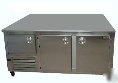 Cooltech full stainless steel worktop refrigerator 72