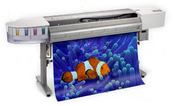 Encad novajet 1000I printer + ink, cartridges, & paper