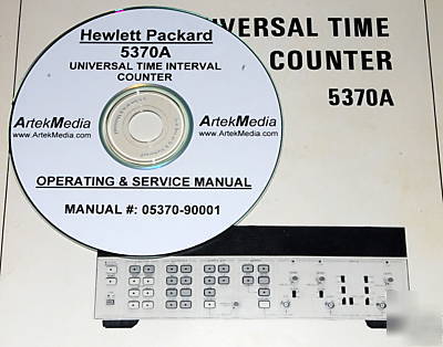 Hp 5370A operating & service manual