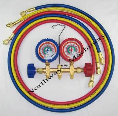Imperial 421C R410A R22 manifold ac gauges w/60