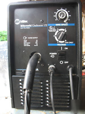 Millermatic challenger 172 mig welder and miller m-10 